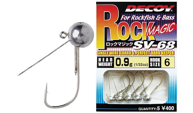 Джиг головка Decoy Rock Magic SV-68 4 0,9 г 5 шт - фото 1