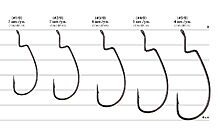 Крючок Decoy Worm21 Digging Hook 1/0 7 шт - дополнительное фото 1