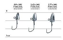 Джиг головка Decoy SV-51 Delta Magic #4-1,4 г 5 шт - дополнительное фото 1