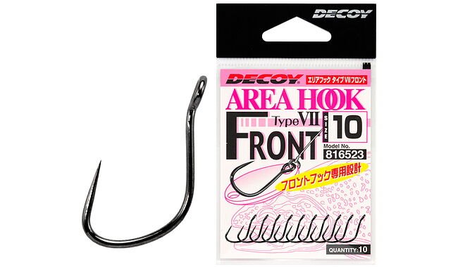 Крючок Decoy AH-7 Area Hook VII Front #12 10 шт - фото 1