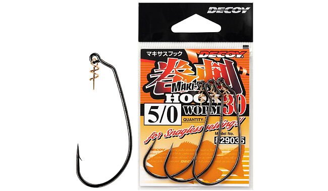 Гачок Decoy Worm30 Makisasu Hook #4/0 (3 шт/уп) - фото 1