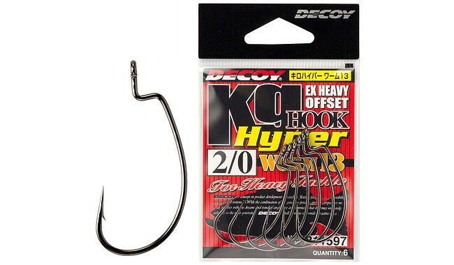 Гачок Decoy Worm13 Kg Hyper #3/0 (5 шт/уп) - фото 1