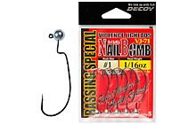 Джиг головка Decoy Nail Bomb VJ-71 #02 1.8g (5 шт/уп) - фото 1