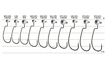 Джиг головка Decoy Nail Bomb VJ-71 #1/0, 2.5g (5 шт/уп) - дополнительное фото 1