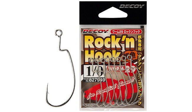 Гачок Decoy Worm29 Rockn Hook #3 (9 шт/уп) - фото 1