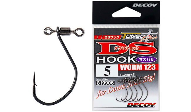 Гачок Decoy Worm123 DS Hook Masubari #3 (5 шт/уп) - фото 1