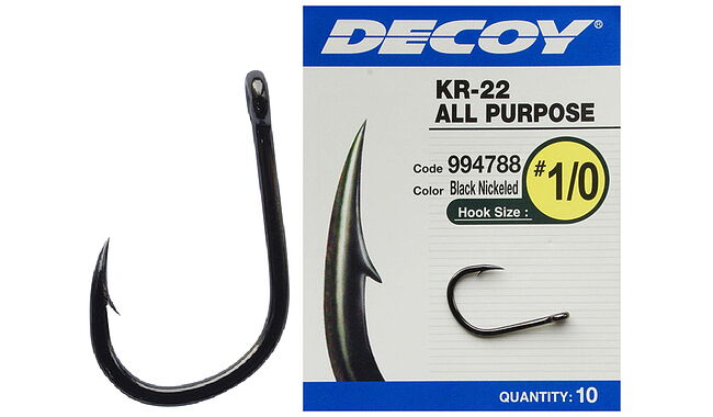 Крючок Decoy KR-22 5 12 шт - фото 1