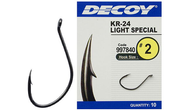 Крючок Decoy KR-24 Light Special 5 10 шт - фото 1