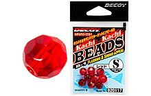 Намистина Decoy B-1 Kachi-Kachi Beads M (9 шт/уп) к:червоний - фото 1