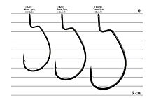 Крючок Decoy Worm26 Kg HOOK MAGNUM 8/0 3 шт - дополнительное фото 1