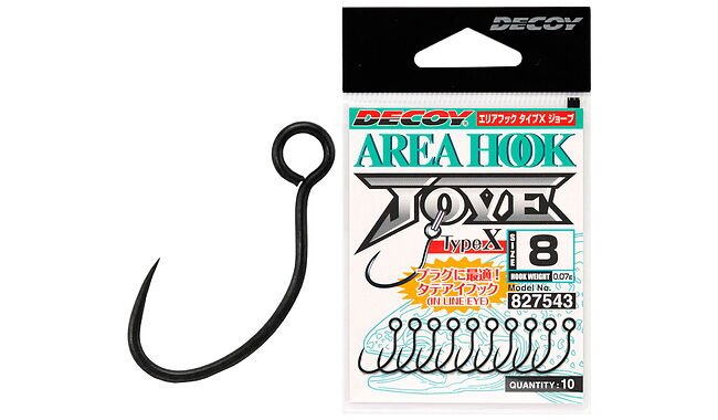 Крючок Decoy AH-10 Area Hook Type X Jove 8 10 шт - фото 1