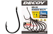 Крючок Decoy KR-30 Ringed Multi 3 8 шт - фото 1