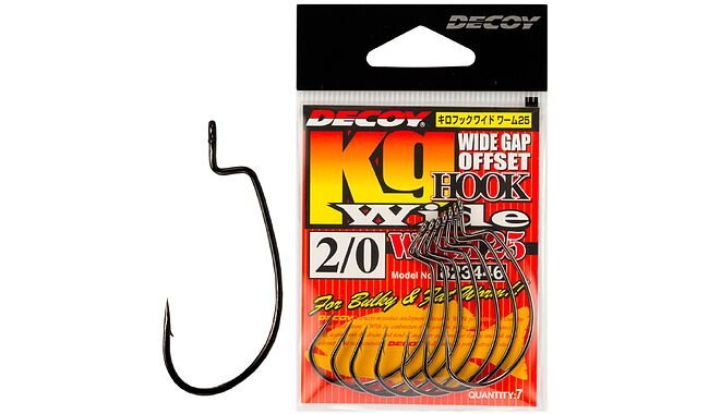Крючок Decoy Worm25 Hook Wide 2 8 шт - фото 1