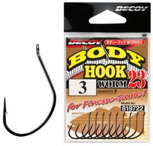 Крючок Decoy Worm23 Body Hook #3 9 шт