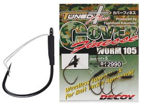 Гачок Decoy Worm105 Cover Finesse 1/0 (5 шт/уп)
