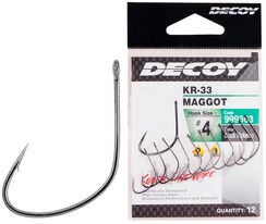 Крючок Decoy KR-33 Maggot 4 12 шт