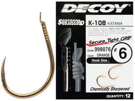 Гачок Decoy K-108 Katana #6 (12 шт/уп)