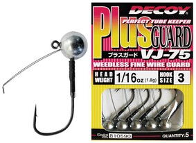 Джиг-голівка Decoy Plus Guard VJ-75 #3 0.6 g (5 шт/уп)