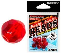 Намистина Decoy B-1 Kachi-Kachi Beads M (9 шт/уп) к:червоний
