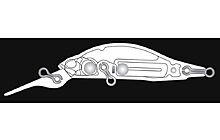 Воблер DUO Realis Rozante Shad 57MR 57mm 4.8g ACC3008 (1.5-2.0m) - дополнительное фото 1