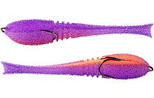 Приманка ПрофМонтаж Dancing Fish 4.5" reverse tail 5 шт - фото 8