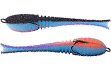 Приманка ПрофМонтаж Dancing Fish 4.5" reverse tail 5 шт - фото 9