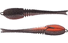 Приманка ПрофМонтаж Dancing Fish 4.5" reverse tail 5 шт - фото 10