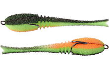 Приманка ПрофМонтаж Dancing Fish 4.5" reverse tail 5 шт - фото 2