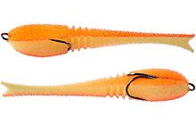 Приманка ПрофМонтаж Dancing Fish 4.5" reverse tail 5 шт - фото 4