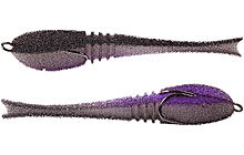 Приманка ПрофМонтаж Dancing Fish 4.5" reverse tail 5 шт - фото 13