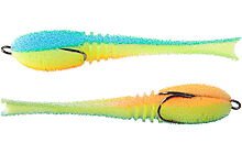 Приманка ПрофМонтаж Dancing Fish 4.5" reverse tail 5 шт - фото 15