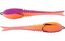 Приманка ПрофМонтаж Dancing Fish 4.5" reverse tail 5 шт - фото 7