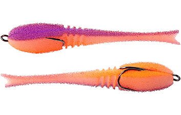 Приманка ПрофМонтаж Dancing Fish 4.5" reverse tail 5 шт