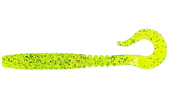 Силікон FishUP Vipo 4.3" #074 - Green Pumpkin Seed (7шт/уп) - фото 3