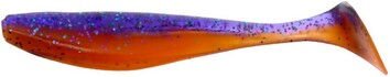 Силікон FishUP Wizzle Shad 3" #207 - Dark Violet/Orange (8шт/уп)