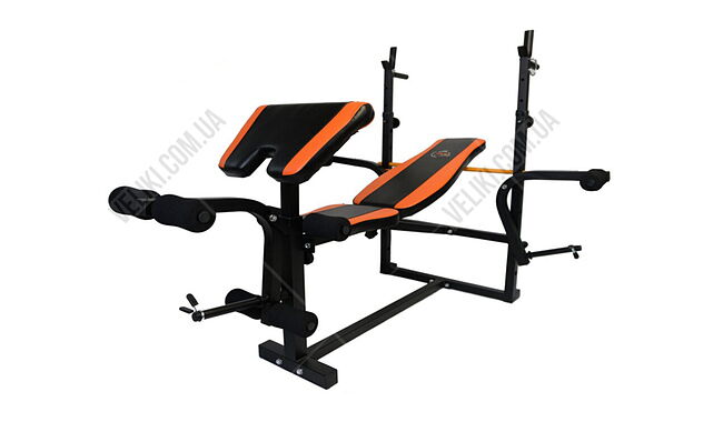 Лава для жиму RN-Sport з тягою + Штанга 4 грифи 75 кг - дополнительное фото 1