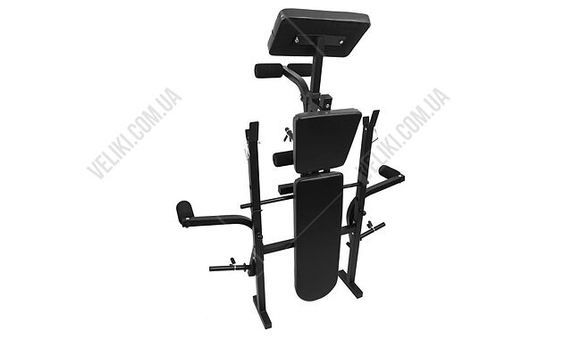 Лава для жиму RN-Sport з тягою + набір силовий на 90 кг - дополнительное фото 2