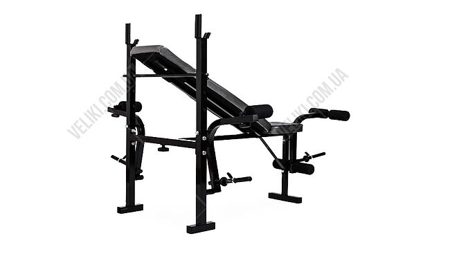 Лава для жиму RN-Sport з тягою + набір силовий на 90 кг - дополнительное фото 4