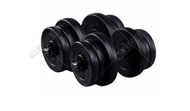 Лава для жиму RN-Sport універсальна регульована + Гантелі по 20 кг. - дополнительное фото 1