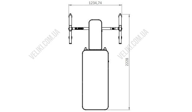 Лава для жиму RN-Sport Paralympics Pro - дополнительное фото 2