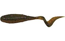 Силікон Jackall Rhythm Curly 5" Watermelon Pepper (5шт/уп) - фото 2