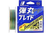 Шнур Major Craft Dangan Braid X8 150 м #1,5 0,19 мм 12,3 кг - фото 1