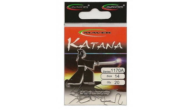 Гачок Maver Amo Katana 1170A №12 (20шт/уп) - фото 1