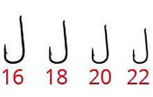 Крючок Maver Katana Match Serie KM4 16 15 шт - дополнительное фото 2