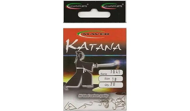 Гачок Maver Amo Katana 1041A №16 (20шт/уп) - фото 1