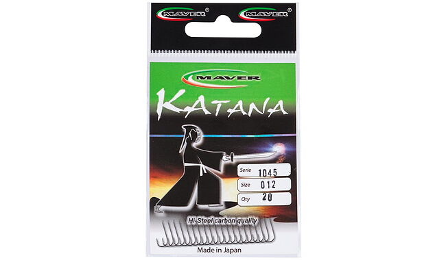 Гачок Maver Amo Katana 1045A №8 (20шт/уп) - фото 1