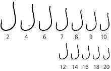 Гачок Maver Amo Katana 1215A №14 (20шт/уп) - дополнительное фото 2
