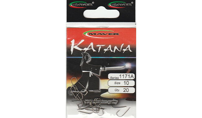 Гачок Maver Amo Katana 1171A №10 (20шт/уп) - фото 1