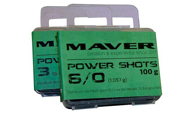 Набор грузил Maver Power Shots 8 / 1,878 г 100 г - фото 1