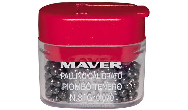 Набір грузил Maver Pallini Supercalibrati Teneri №4/0 (0.532g) - фото 1